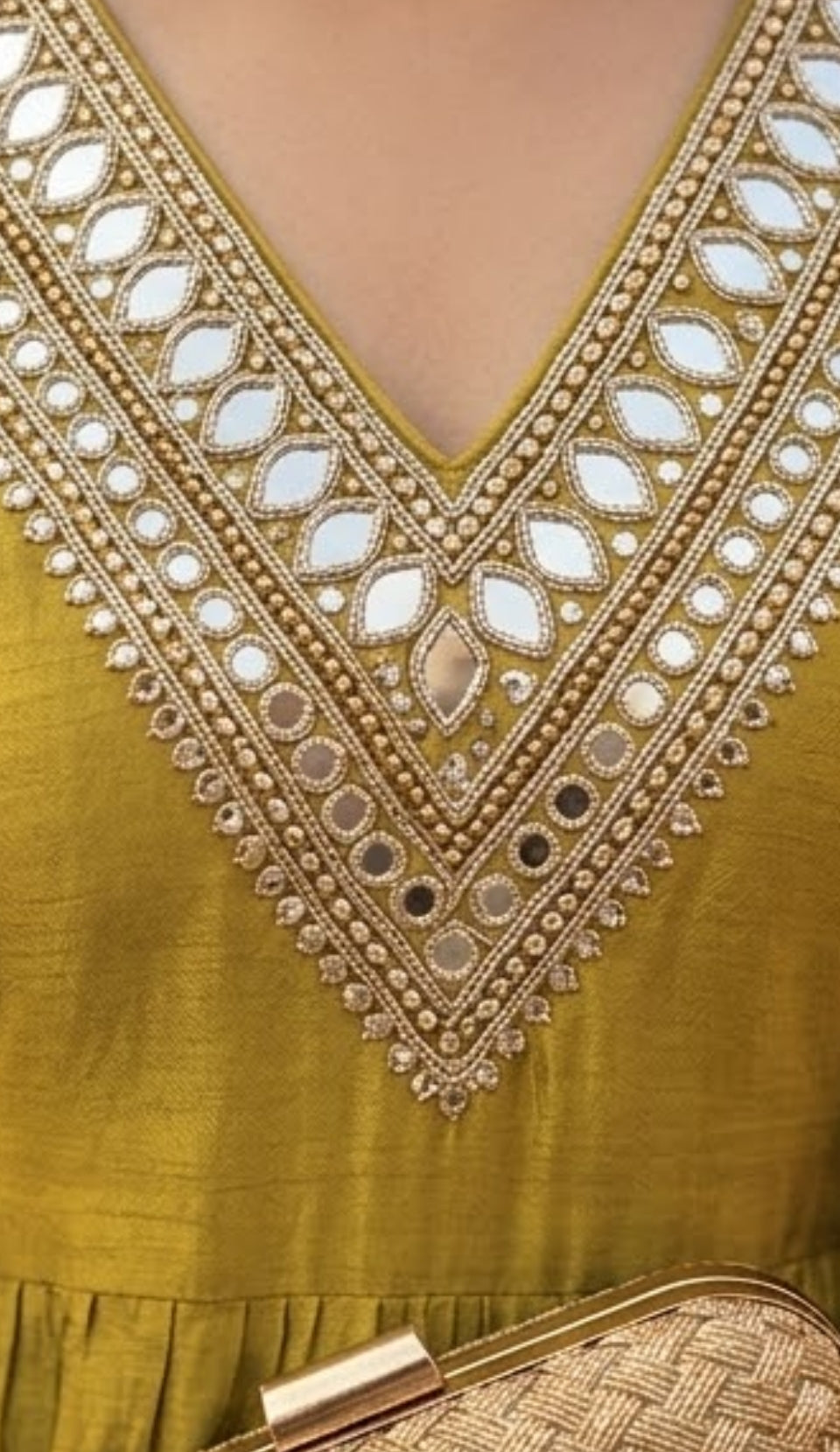 Mustard Gold Festive Suit Set with Dupatta for Women