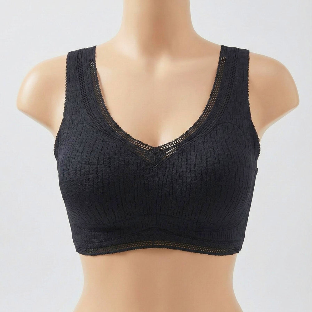 Cream Seamless Comfort Support Bra for Women