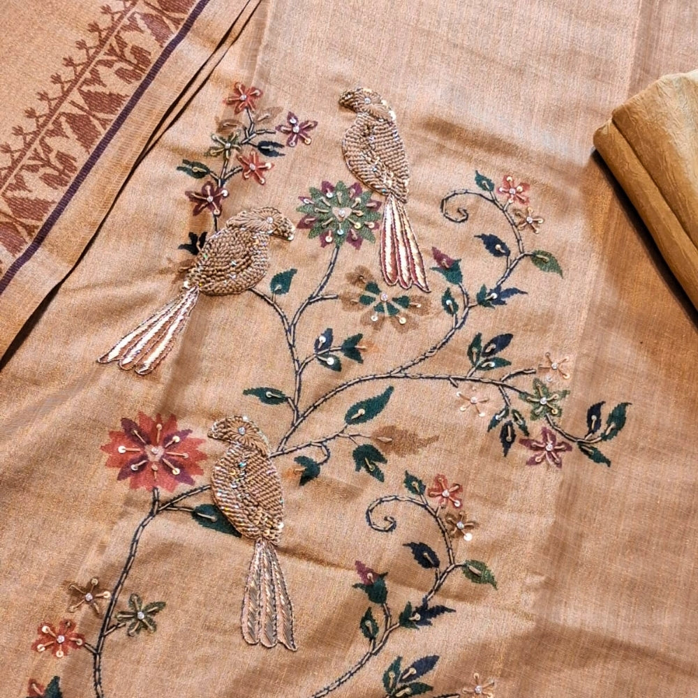 Cotton Tissue Premium Dress Material